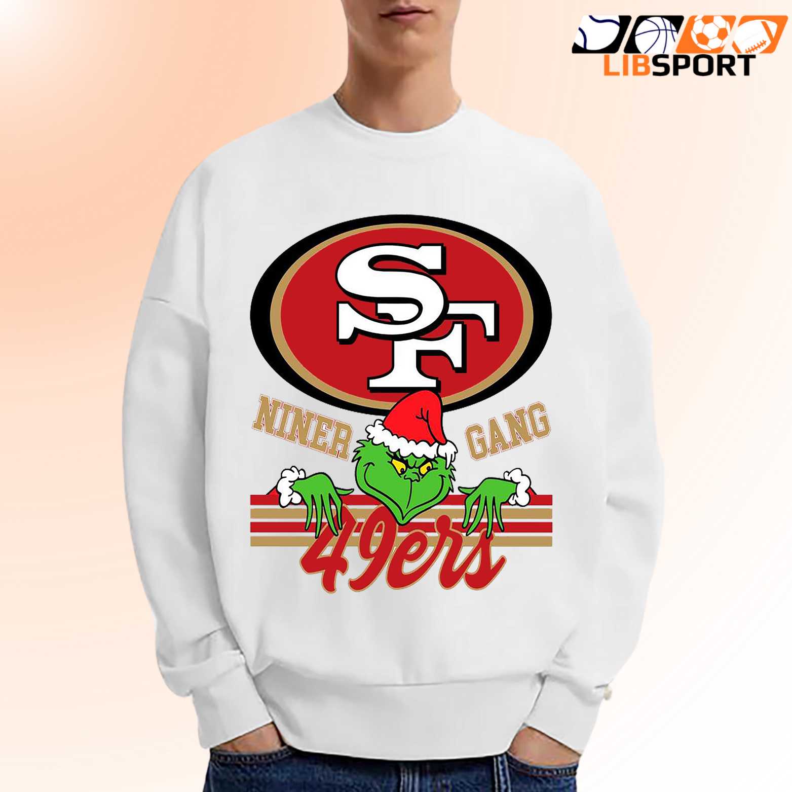 Grinch San Francisco 49ers T Shirt, Christmas Niner Gang Unisex Tee